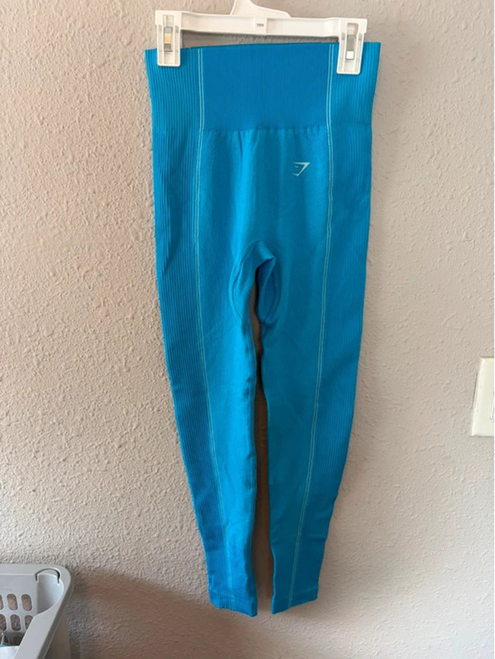 Gymshark blue seamless leggings size S